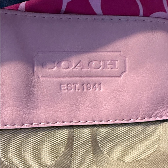 Pink and Tan Shoulder Bag - Picture 2 of 4